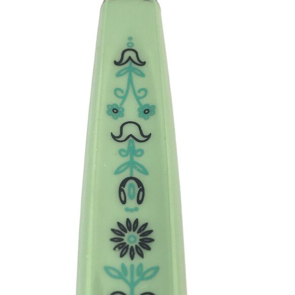 Androck Stainless Steel Spatula USA Made  Green Flower Pattern 12" Vintage Re - Picture 7 of 11